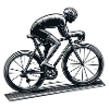 Guy on a bicycle