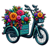 Blumenfahrrad