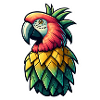 Pineapple Parrot