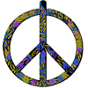 Abstract Harmony: Yellow-Blue Peace Rush