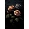Poster Oil Painting Roses