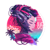 Geisha 80s Cyborg Lady