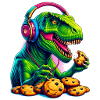 T-Rex mit Kekshunger