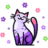 Chat heureux
