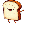 Happy Toast Jumps Joy Peace