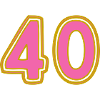 40. 40 YEARS. 40th ANNIVERSARY