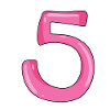 Cinq chiffres numéro 5