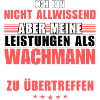 Unübertroffene Leistung als Wachmann