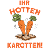 Ihr hotten Karotten orange
