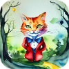Cute crazy cat