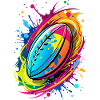 Neon Energy Rugby Splash