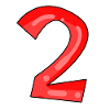 Two - 2 - Number Number