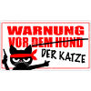 WARNUNG VOR DER KATZE