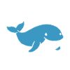Baleines bleu Amour baleine
