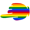 Jeg er hendes regnbue lesbisk par sjov LGBT stolthed