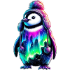 Aurora Borealis Penguin