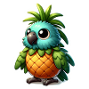 Little cute parrot