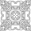 Mandala carré