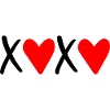 XOXO Câlins et bisous