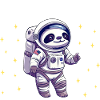 Slothtronaut - Conception d’astronaute