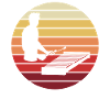 Abendklang Xylophonist Silhouette Geschenk