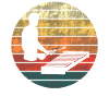 Abendklang Xylophonist Silhouette Geschenk