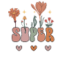 super mamie fleurs bohème grand-mère