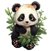 Panda niedlich