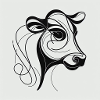 Cow Drawn