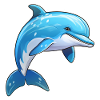 Dolphin jumping