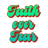 Faith Power Motif Design