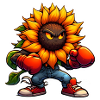 Sunflower enters the ring