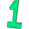 1 green
