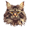Maine Coon killing Maine Coon kat