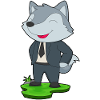 Wolf Groom Tie Wedding