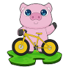 Pig Bicycle