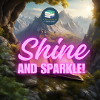 Emerald shine and sparkle