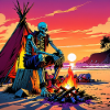 camping à la plage