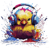 DJ chick with headphones
