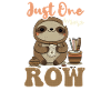 Crocheting One Row Sloth