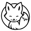 Little Fox (Black & White)