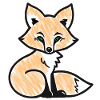 Red Fox (Black)