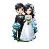 just married - pour mariage
