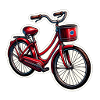 Rotes Fahrrad