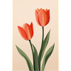 Boho Botanical Tulips