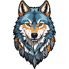 Wolf face