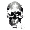 Rock skull design