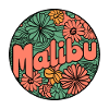 Malibu Surfy Psychedelic Groovy Design
