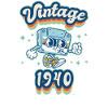 1940's Birthday Born in 1940's Retro Vintage