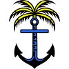 Icône d’ancre de palmier